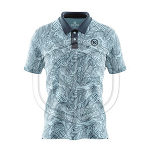 Polo de golf entièrement sublimé pour hommes en provenance du Pakistan, broderie personnalisée et impression de logo sur matériau polyester et élasthanne - Product Image 5