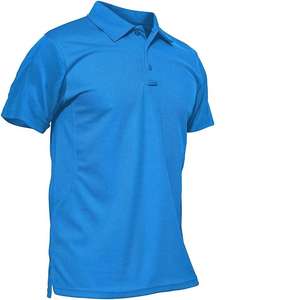 Camisa Deportiva Wembley para Hombre, Cuello en V con Botones, Tela de Franela de Poliéster/Algodón, Logotipo Personalizado - Product Image 6