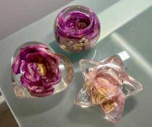 <b>Top</b> Rated Handmade Wooden & Epoxy <b>Resin</b> Candle Holder for Modern Home Decor Diwali Christmas Celebrations Best Price - Product Image 3