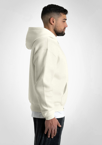 Vente en gros de sweats à capuche zippés pour hommes, coupe ample, en molleton 100% coton épais, à épaules tombantes, style streetwear oversize - Product Image 2