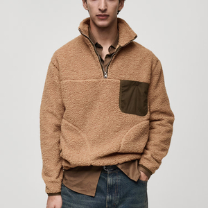 Vestes en polaire à fermeture éclair sur le devant, chaudes pour l'hiver, avec poches poitrine - Product Image 3