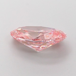 Diamant CVD rose vif fantaisie de 2,05 carats, de forme ovale modifiée, de luxe, cultivé en laboratoire, clarté VVS1, polissage excellent, diamant non monté - Product Image 3