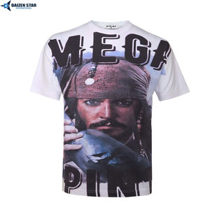 เสื้อยืดแขนสั้นผู้ชายสั่งทำพิเศษ ผ้าคอตตอน/โพลีเอสเตอร์ผสม 100% เป็นมิตรกับสิ่งแวดล้อม แห้งเร็ว ทรงหลวม พิมพ์ลายซิลค์สกรีน รับผลิตแบบ OEM - Product Image 6