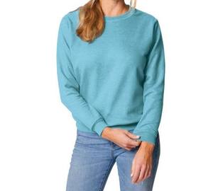 Sweat-shirt décontracté d'hiver pour femme, col rond, 100 % coton, respirant, avec impression personnalisée sur le devant, prix FOB de gros, idéal pour les badges de sororité - Product Image 4