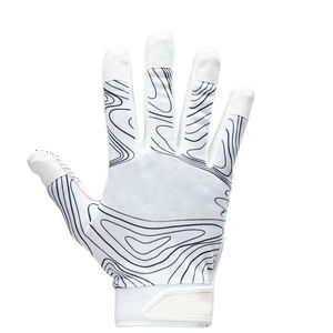 Gants de football américain tendance en gros, personnalisables, avec écran tactile, paume en latex imperméable pour activités sportives en extérieur - Product Image 3
