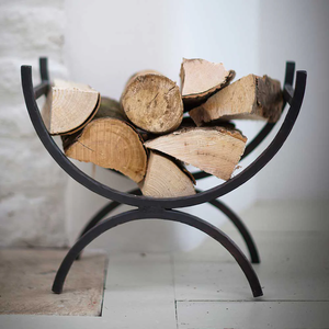 Home Decorative Fireplace Wood <b>Log</b> Holder Firewood Storage <b>Rack</b> Indoor Holder Best Price - Product Image 5