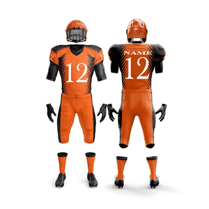 Maillots de football américain tendance de qualité supérieure, ensembles personnalisés avec panneaux imprimés, uniformes américains grande taille - Product Image 3