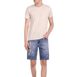 Nouveaux shorts en jean pour hommes, coupe ample, jambe droite, style décontracté, streetwear, style vintage, pour hommes - Product Image 1