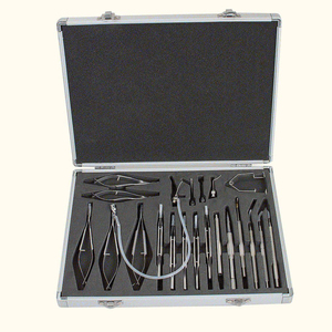 21 Pcs Cataract Ophthalmic Set, Premium Stranded Micro Surgical <b>Instruments</b>, Ophthalmic Sterilization Tray Used in Eyes Surgey - Product Image 5