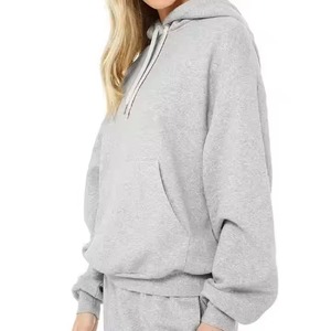 Sweat-shirts à capuche pour femmes, vente en gros, respirants, avec poche, matière originale - Product Image 4