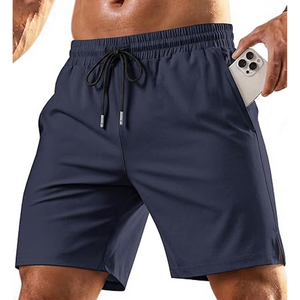Custom OEM Men Cotton Shorts Plain <b>Elastic</b> Waist Casual Summer Shorts Wholesale Bulk Supplier High Quality - Product Image 1
