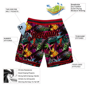 Shorts de basketball performants à séchage rapide et respirants, look moderne et élégant, tissu en maille athlétique - Product Image 2