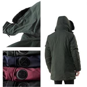 Wholesale Casual <b>Long</b> Thick Warm Quilted Breathable Eco-Friendly Zipper Fur Hooded Winter <b>Jacket</b> - Product Image 5