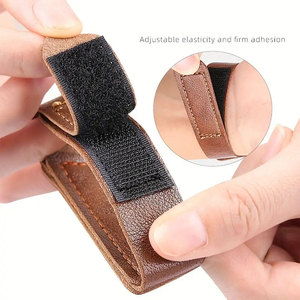 ถุงมือป้องกันนิ้วมือสำหรับยิงธนูแบบสองนิ้ว ทำจากหนัง PU ปรับขนาดได้ สำหรับธนูแบบดั้งเดิมและธนูลายเส้นยาว อุปกรณ์เสริมสำหรับยิงธนู ขายส่ง รับผลิตแบบ OEM - Product Image 5