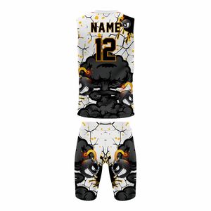 Uniforme de Fútbol 7v7 para Adultos, Cuello Redondo, Cómodo, Sublimado, Compresión, Venta al Por Mayor - Product Image 5