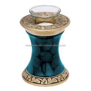 โกศใส่เถ้ากระดูกสำหรับงานศพเด็กทำจากไม้สัก - Product Image 3