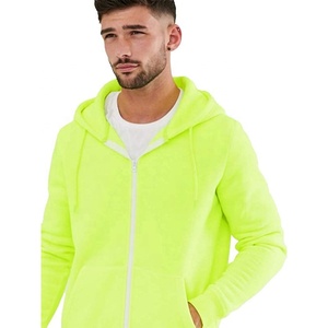 Haute qualité 100% coton polaire hommes fermeture éclair à capuche décontracté à manches longues hiver (printemps) porter-vente en gros - Product Image 2