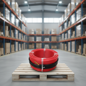 สายเคเบิลทำความร้อนใต้พื้นสำหรับใช้ในโรงแรม - องค์ประกอบความร้อนไฟฟ้า วัสดุ PVC ทนไฟ ควบคุมอุณหภูมิภายในอาคาร - Product Image 2