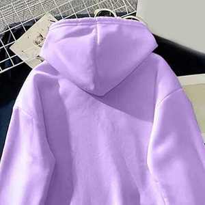 Sudadera con capucha unisex personalizada con logo, transpirable, cortavientos, ecológica, de forro polar con cremallera completa, bordada, estilo hip hop, para invierno, venta al por mayor, color liso. - Product Image 4