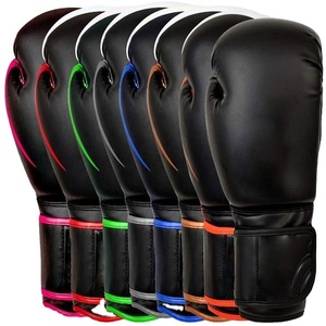 Guantes de Boxeo MMA Hechos a Medida, Material PU, Entrenamiento, Competición, Fitness, Lucha, Logotipo Personalizado, Unisex - Product Image 1