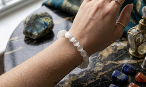 Handmade AAA Monalisa Cat's Eye Round Bead Bracelet – Polished Gemstone Stretch Bracelet for <b>Men</b> & Women - Product Image 3