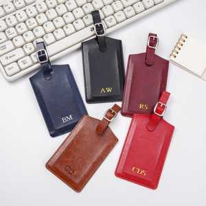 ป้ายแท็กกระเป๋าเดินทางหนังแท้แบบส่วนตัว ป้ายติดกระเป๋าเดินทาง ป้ายชื่อกระเป๋าเดินทาง ป้ายป้องกันข้อมูลส่วนตัว ป้ายชื่อกระเป๋าเดินทางพร้อมโลโก้จำนวนมาก LMP-0182 - Product Image 3