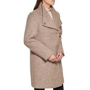 2026 New Women's Mid Length <b>Woolen</b> <b>Coat</b> Long Sleeve Loose Fit Warm Winter Fashion Overcoat Daily Outdoor Outerwear - Product Image 2