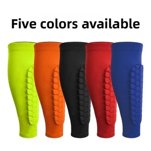 Protège-tibias respirant en nid d'abeille pour adultes, élastique, pour le sport en extérieur (basketball, football, cyclisme) - Modèle professionnel transfrontalier RTS - Product Image 1