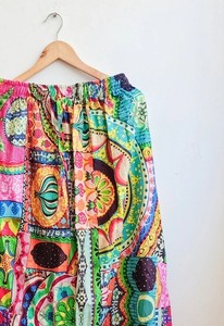 Jupe hippie en coton faite à la main, jupe imprimée pour les occasions spéciales - Product Image 3