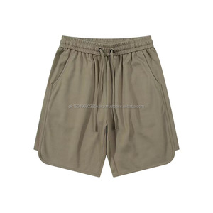 Pantalones cortos con cordón de verano para hombre, pantalones cortos holgados de calle Retro para hombre, pantalones deportivos de moda - Product Image 4