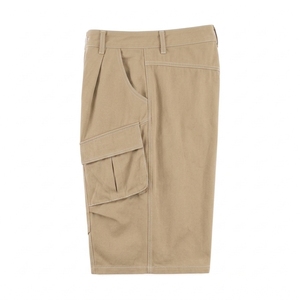 Pantalones Cortos Vaqueros Vintage Unisex Personalizados al por Mayor, Estilo Holgado de Verano, con Acabado Lavado, Moda Urbana, Bordes sin Rematar, Bolsillos Utilitarios, Estilo Hip Hop - Product Image 4