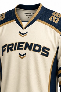High Quality Fully Dye Sublimation Ice Hockey Uniform Unisex Customized Color 100% Polyester Quick Dry Breathable Uniforms - Product Image 3