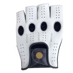 Guantes de Conducción de Piel de Cordero de Primera Calidad, Guantes de Cuero de Moda para Conducir al Aire Libre, Guantes de Piel de Oveja Lisos, Precio Económico, OEM - Product Image 2
