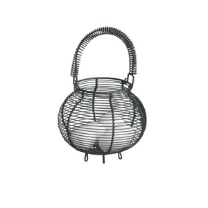 Handmade Metal <b>Wire</b> Egg Holder With Heart Handle Vintage Farmhouse Egg <b>Storage</b> <b>Rack</b> For Fresh Hen Eggs Decorative Organizer - Product Image 2