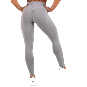 Offre Spéciale Femmes Leggings Taille Haute Fesses Ventre Sans Couture Contrôle D'entraînement de Course À Séchage Rapide Élastique Jambières De Sport - Product Image 5