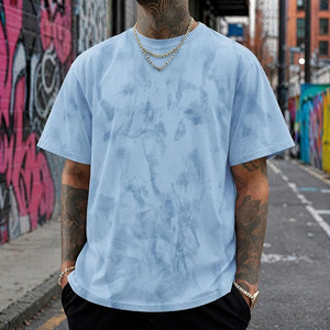 Oversized <b>Tshirt</b> for Men Tie Dye Hipster T Shirts Fashion Baggy Gym Shirts Short Sleeve Unisex Designer Tees Shirt - Product Image 3