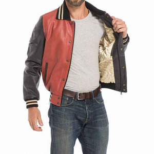 CHALASA SPORTS Streetwear Men's Winter Varsity <b>Jacket</b> Waterproof Breathable Quick Dry <b>Fleece</b> <b>Lined</b> Single Button High Quality - Product Image 3