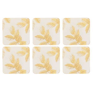 Elegant <b>Gold</b> Leaf Pattern Decorative <b>Mirror</b> 5mm Thick Wood Backed Luxury Table Protection for Dining Room - Product Image 1