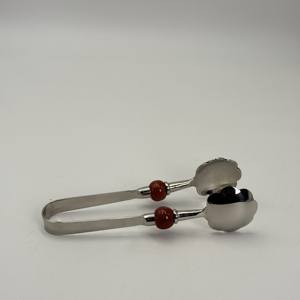 Pince de cuisine en acier inoxydable argenté, poli miroir, écologique, sans BPA, pour hommes, idéale pour la cuisson et la manipulation des aliments - Product Image 3