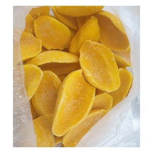Tranches de mangue surgelées IQF en vrac, morceaux de fruits entiers pour smoothies, desserts, glaces - Product Image 1