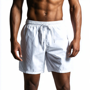 Pantalones Cortos Deportivos OEM con Cordón en la Cintura para Hombre, Pantalones Cortos Deportivos para Hacer Ejercicio, 100% Poliéster, Ropa Deportiva para Gimnasio - Product Image 3