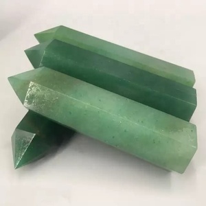 หินอาเกตสีเขียวธรรมชาติ คริสตัลทรงหอคอย ขัดเงา สำหรับบำบัดรักษา คริสตัลสำหรับการทำสมาธิ เรกิ ตกแต่งบ้าน ของขวัญ - Product Image 1