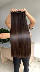 Vente en gros d'extensions de cheveux à trame droite 100% cheveux bruts non transformés Top 1 fournisseur d'extension de cheveux humains au Vietnam - Product Image 6