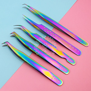 Nouvelle arrivée pince à cils de volume de haute qualité légère lune incurvée 45 degrés volume de démarrage pince à cils - Product Image 1