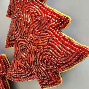 ต่างหูพู่ประดับลูกปัดสีชมพู ต่างหูลูกปัดหลากสีสไตล์โบโฮ ต่างหูรูปตาตุรกีเสริมสิริมงคล ของขวัญ - Product Image 6