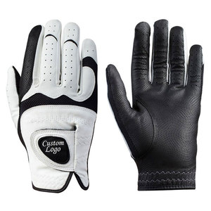 Gants de golf en cuir véritable OEM sur mesure de haute qualité, respirants, compatibles avec les écrans tactiles, avec sangle de poignet réglable - Product Image 4