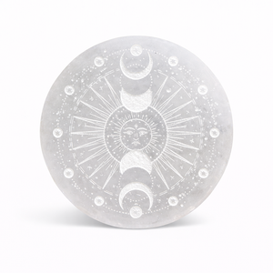 Placa de Selenita Pulida para Carga Solar y Lunar, Cristal para Limpieza, Meditación, Decoración Lunar, Equilibrio Energético, Piedra Curativa, Regalo en Venta - Product Image 6