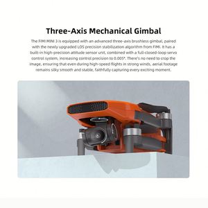 El Mejor Dron Profesional MINI 3 con Gimbal de 3 Ejes, Cámara 4K, RC 5G, GPS, Vuelo Estacionario, FPV, Distancia de Control de 10 km, UAV de Largo Alcance - Product Image 3