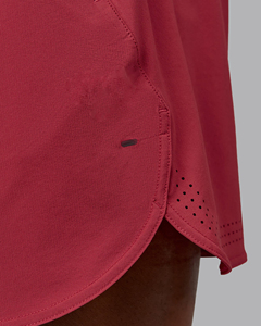 Pantalones Cortos Deportivos para Hombre, Color Rojo Sólido, Secado Rápido, Cintura Elástica, Tejido de Poliéster de Longitud Media - Product Image 5