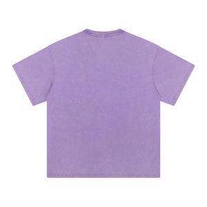 Camiseta Oversize de Algodón 100% con Efecto Ácido y Desgastado Estilo Vintage para Hombre, Negra, Personalizada, Estilo Urbano, de Gran Gramaje (230 gramos), Venta al por Mayor - Product Image 4